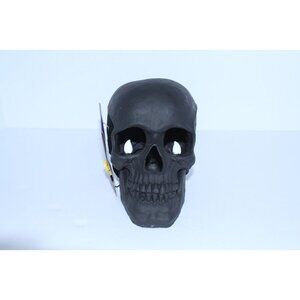 Fun World Halloween Decor Black Skull Eyes Light Up With Batteries Paper Mache